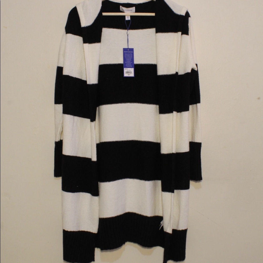 Striped Popsugar cardigan